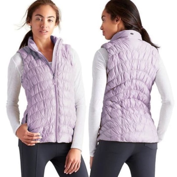 Athleta Jackets & Blazers - Athleta • Downtime Puffer Vest in Lilac
